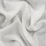 Slubbed Gauzy Drapery Sheer Fabric 118" - Chalk - British Imported