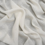 Slubbed Gauzy Drapery Sheer Fabric 118" - Ivory - British Imported