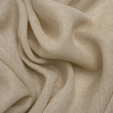 Slubbed Gauzy Drapery Sheer Fabric 118" - Sand - British Imported