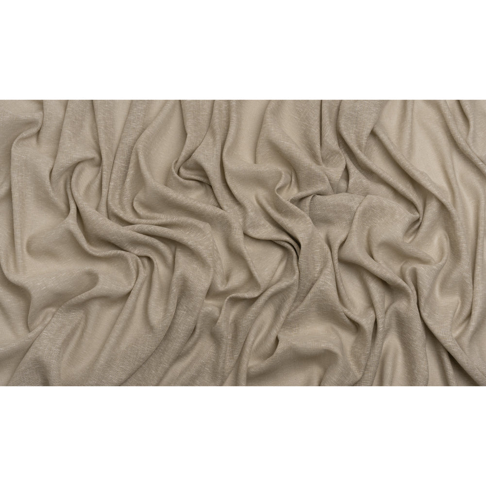 Slubbed Open Weave Drapery Sheer Fabric 118" - Driftwood - British Imported