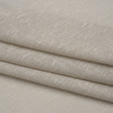 Slubbed Open Weave Drapery Sheer Fabric 118" - Putty - British Imported