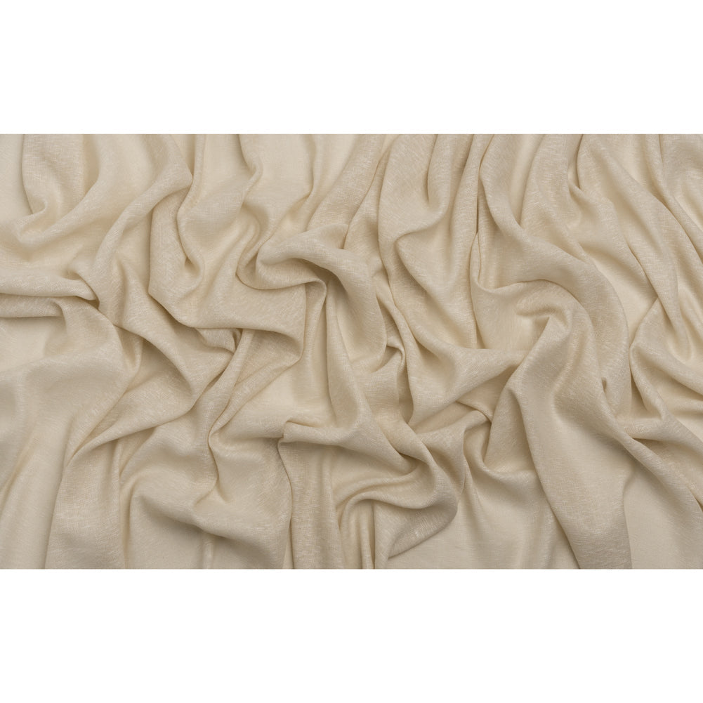 Slubbed Open Weave Drapery Sheer Fabric 118" - Sand - British Imported