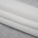 Recycled Polyester Soft Drapery Sheers Woven 118" - Ivory - British Imported