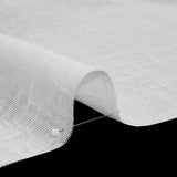 Recycled Polyester Soft Drapery Sheers Woven 118" - Ivory - British Imported
