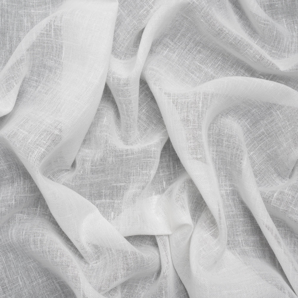 Recycled Polyester Soft Drapery Sheers Woven 118" - Ivory - British Imported