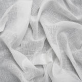 Recycled Polyester Soft Drapery Sheers Woven 118" - Ivory - British Imported