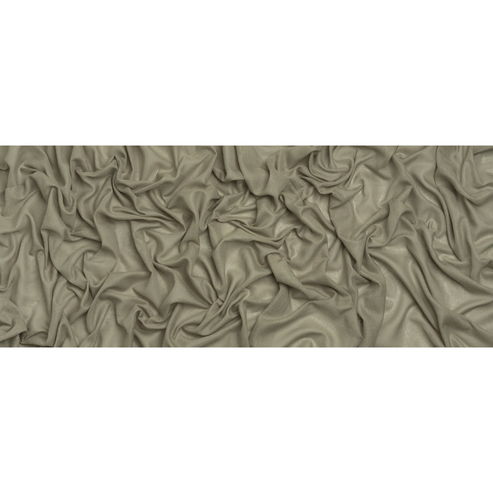 Recycled Polyester Soft Drapery Sheers Woven 118" - Olive - British Imported