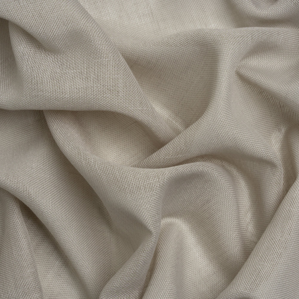 Recycled Polyester Soft Drapery Sheers Woven 118" - Pebble - British Imported