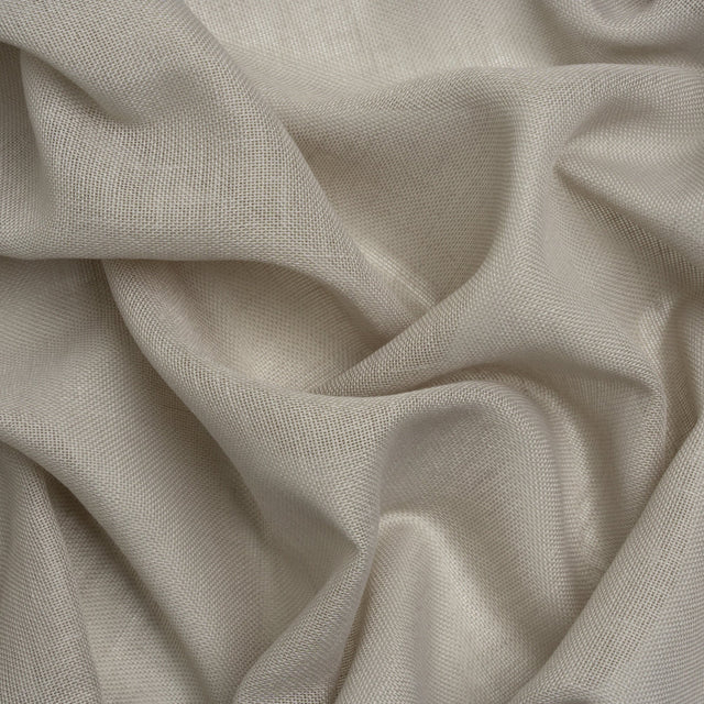 Recycled Polyester Soft Drapery Sheers Woven 118" - Pebble - British Imported