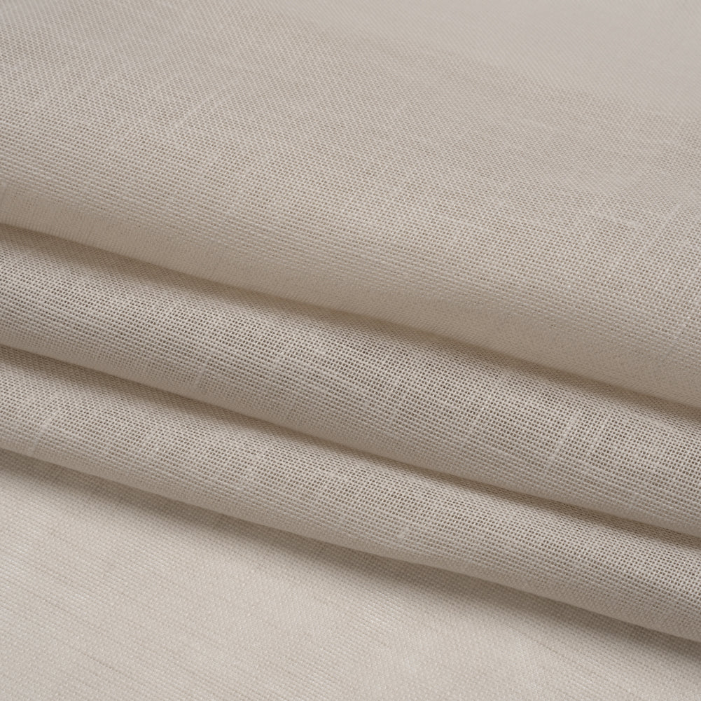 Recycled Polyester Soft Drapery Sheers Woven 118" - Putty - British Imported