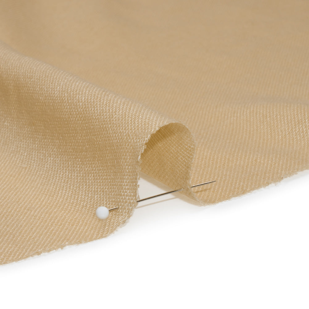 Recycled Polyester Soft Drapery Sheers Woven 118" - Sand - British Imported