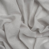 Recycled Polyester Soft Drapery Sheers Woven 118" - Silver - British Imported