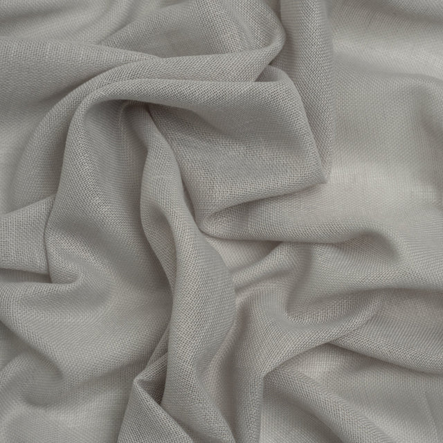 Recycled Polyester Soft Drapery Sheers Woven 118" - Slate - British Imported