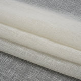 Linen Look Recycled Polyester Drapery Sheers Woven 118" - Chalk - British Imported