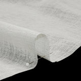 Linen Look Recycled Polyester Drapery Sheers Woven 118" - Chalk - British Imported