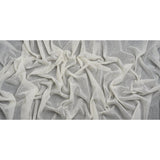 Linen Look Recycled Polyester Drapery Sheers Woven 118" - Chalk - British Imported