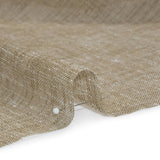 Linen Look Recycled Polyester Drapery Sheers Woven 118" - Olive - British Imported