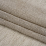 Linen Look Recycled Polyester Drapery Sheers Woven 118" - Putty - British Imported