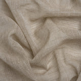 Linen Look Recycled Polyester Drapery Sheers Woven 118" - Putty - British Imported