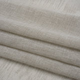 Linen Look Recycled Polyester Drapery Sheers Woven 118" - Silver - British Imported