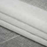 Gauzy Linen Blend Drapery Sheers Woven 118" - Chalk - British Imported