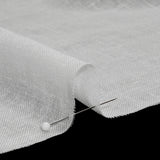 Gauzy Linen Blend Drapery Sheers Woven 118" - Chalk - British Imported