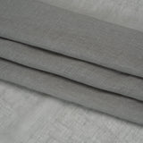 Gauzy Linen Blend Drapery Sheers Woven 118" - Graphite - British Imported