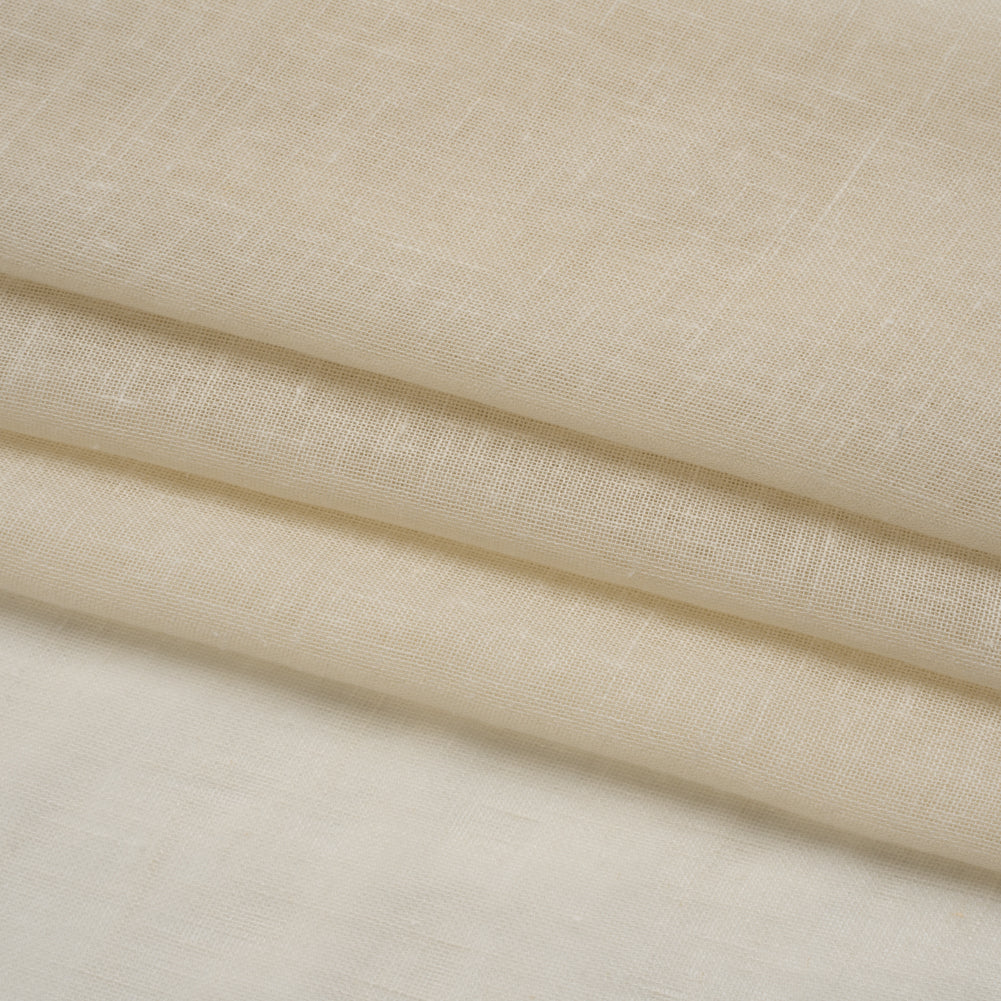 Gauzy Linen Blend Drapery Sheers Woven 118" - Linen - British Imported