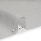 Gauzy Linen Blend Drapery Sheers Woven 118" - Pebble - British Imported