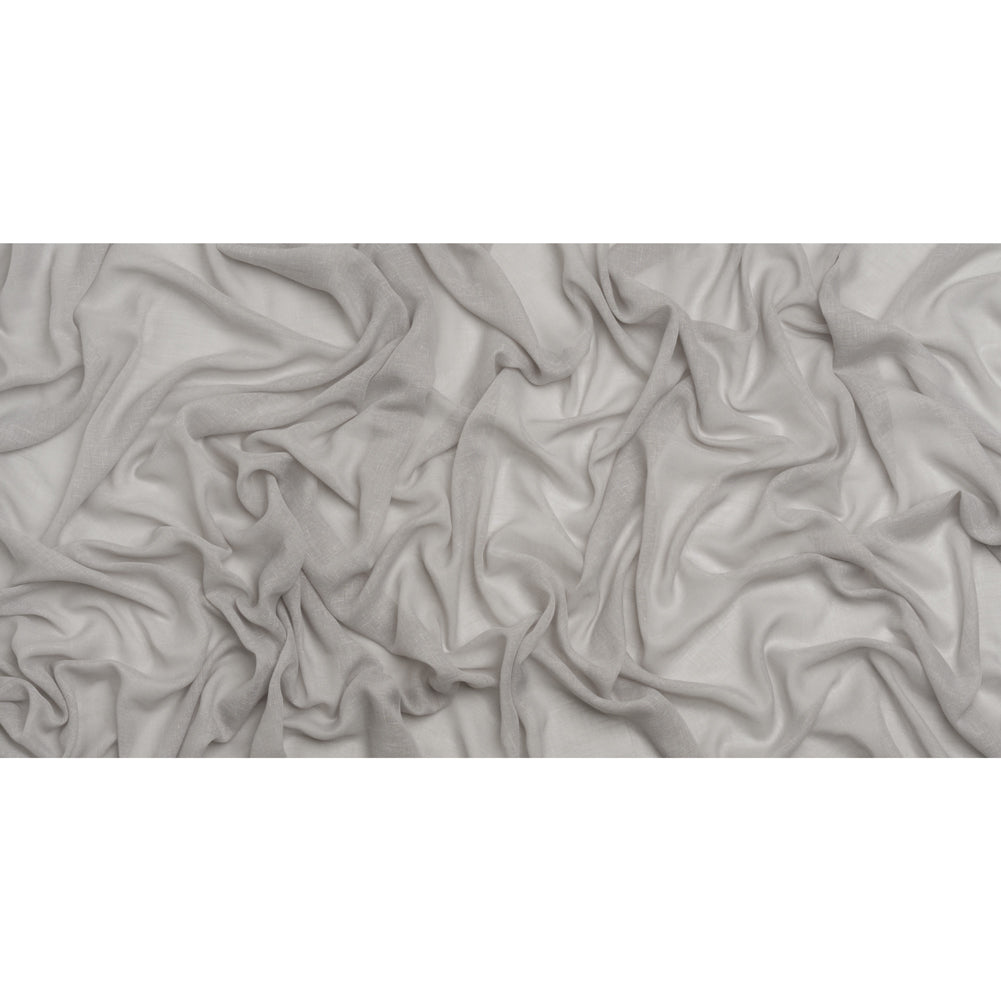 Gauzy Linen Blend Drapery Sheers Woven 118" - Pebble - British Imported