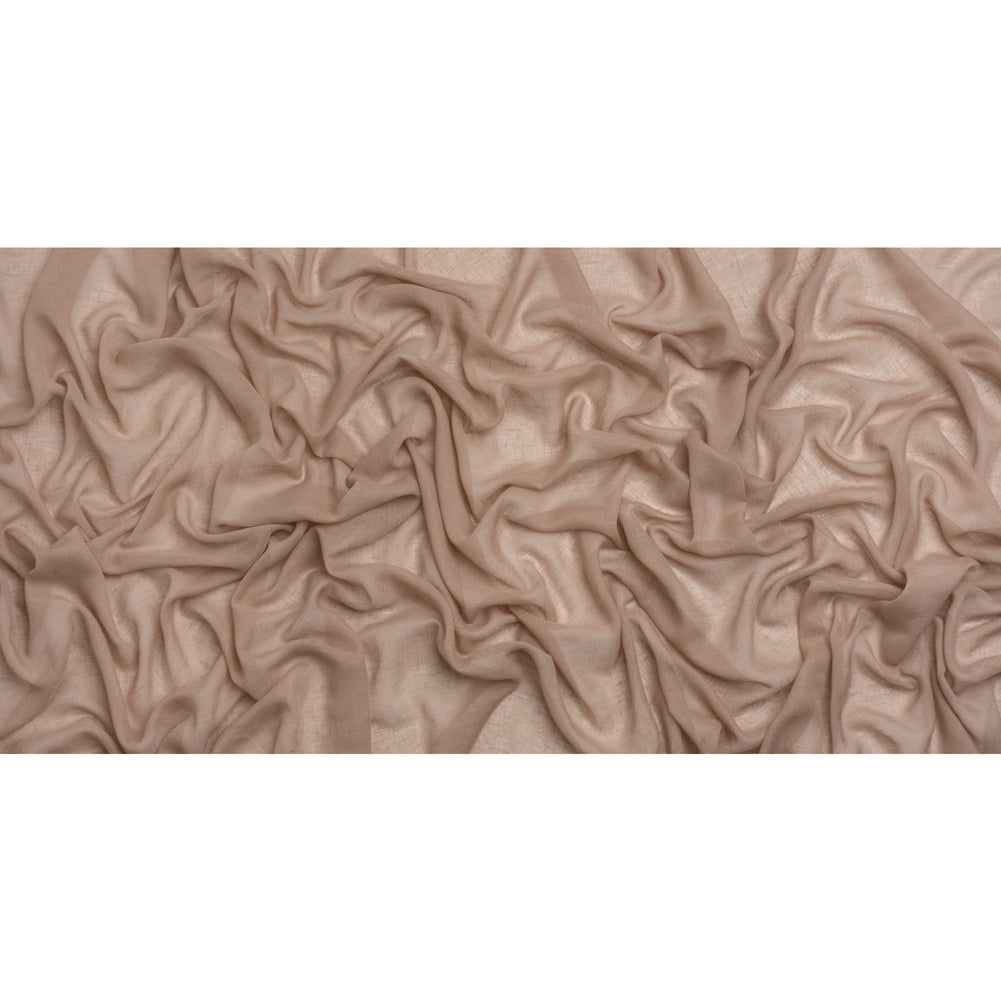 Gauzy Linen Blend Drapery Sheers Woven 118" - Quartz - British Imported