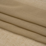Gauzy Linen Blend Drapery Sheers Woven 118" - Sand - British Imported