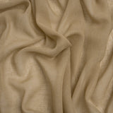 Gauzy Linen Blend Drapery Sheers Woven 118" - Sand - British Imported