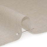 Crisp Linen Blend Drapery Sheers 122" - Flax - British Imported