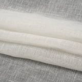 Crisp Linen Blend Drapery Sheers 122" - Ivory - British Imported