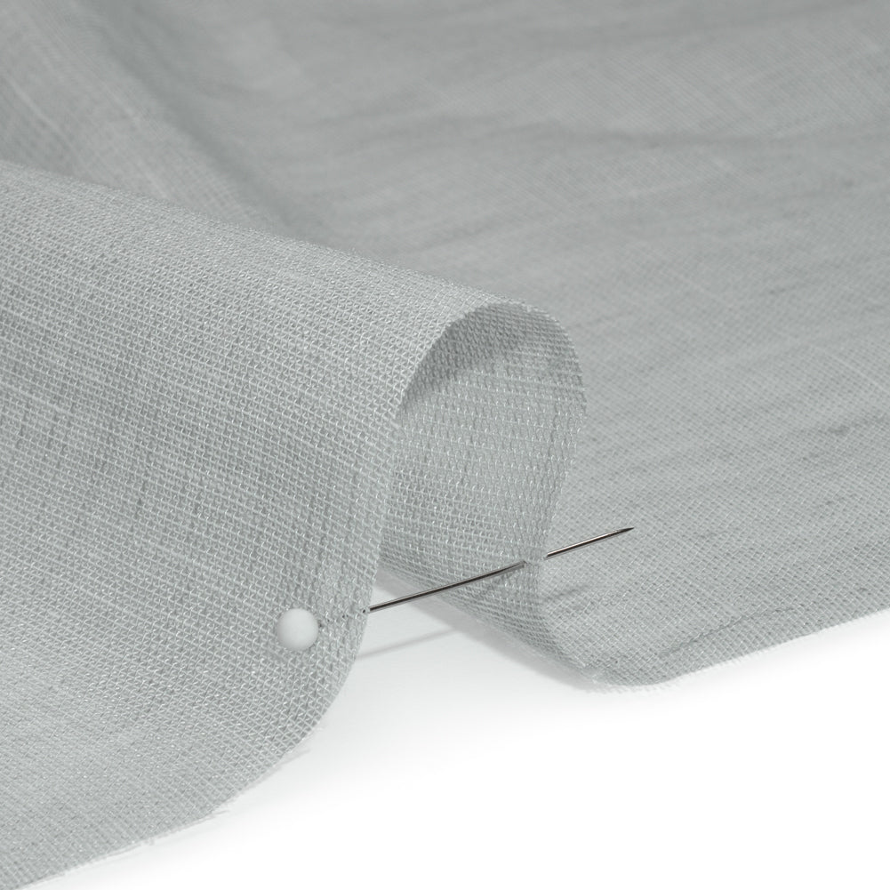 Crisp Linen Blend Drapery Sheers 122" - Mist - British Imported