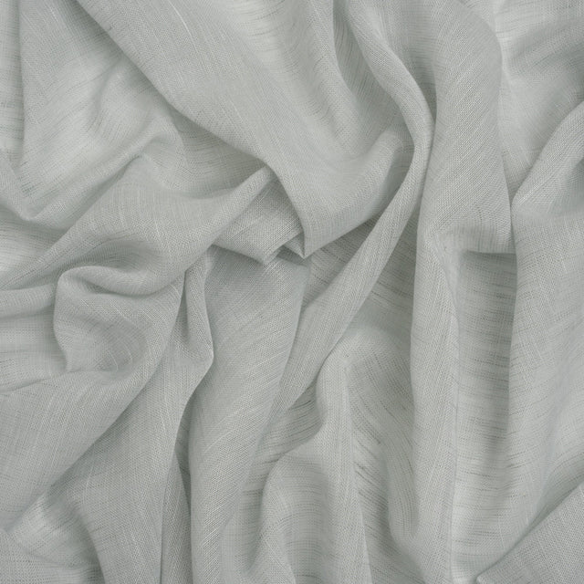Crisp Linen Blend Drapery Sheers 122" - Mist - British Imported
