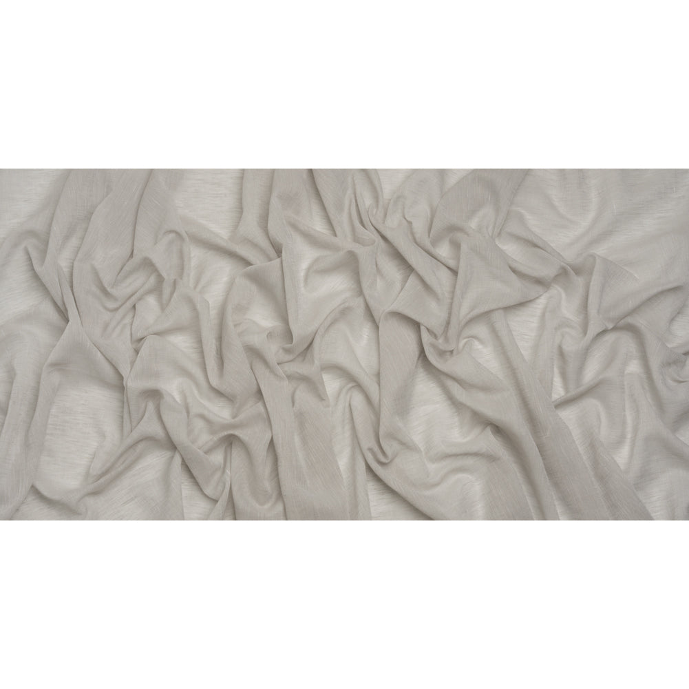 Crisp Linen Blend Drapery Sheers 122" - Pebble - British Imported