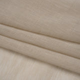 Crisp Linen Blend Drapery Sheers 122" - Putty - British Imported