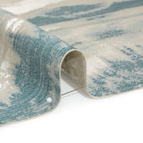 Recycled Polyester Drapery Jacquard - Seafoam Hazy Landscapes - British Imported