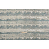 Recycled Polyester Drapery Jacquard - Seafoam Hazy Landscapes - British Imported