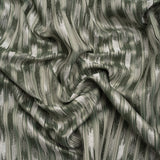 Recycled Polyester Drapery Jacquard - Forest Streaking Stripes - British Imported