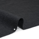 Linen Look Recycled Polyester and Cotton Woven - Raven - British Imported
