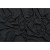 Linen Look Recycled Polyester and Cotton Woven - Raven - British Imported