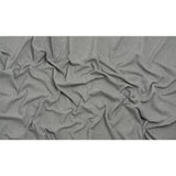 Linen Look Recycled Polyester and Cotton Woven - Silver - British Imported