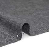 Linen Look Recycled Polyester and Cotton Woven - Slate - British Imported