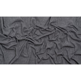 Linen Look Recycled Polyester and Cotton Woven - Slate - British Imported