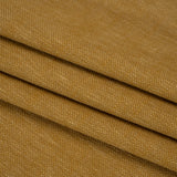 Linen Look Recycled Polyester and Cotton Woven - Tumeric - British Imported