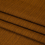 Textured Recycled Polyester Woven - Copper Boucle Stripes - British Imported