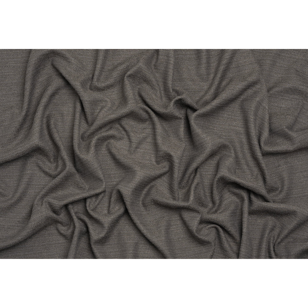 Textured Recycled Polyester Woven - Flint Boucle Stripes - British Imported